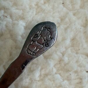 Vintage Tommee Tippee Winnie the Pooh 5 1/2" Child Baby Spoon Stainless Steel